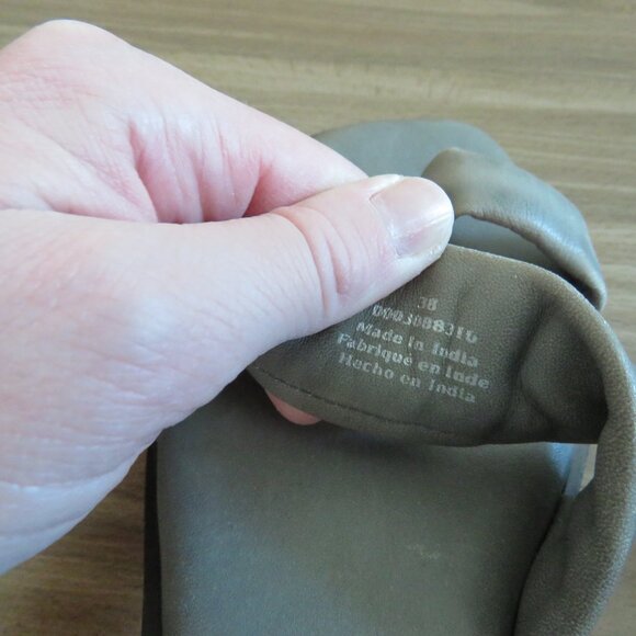 FREE PEOPLE Maddox Lug Sole Chunky Sandals in Pebble Gray Boho - Size US 8 - Picture 13 of 14